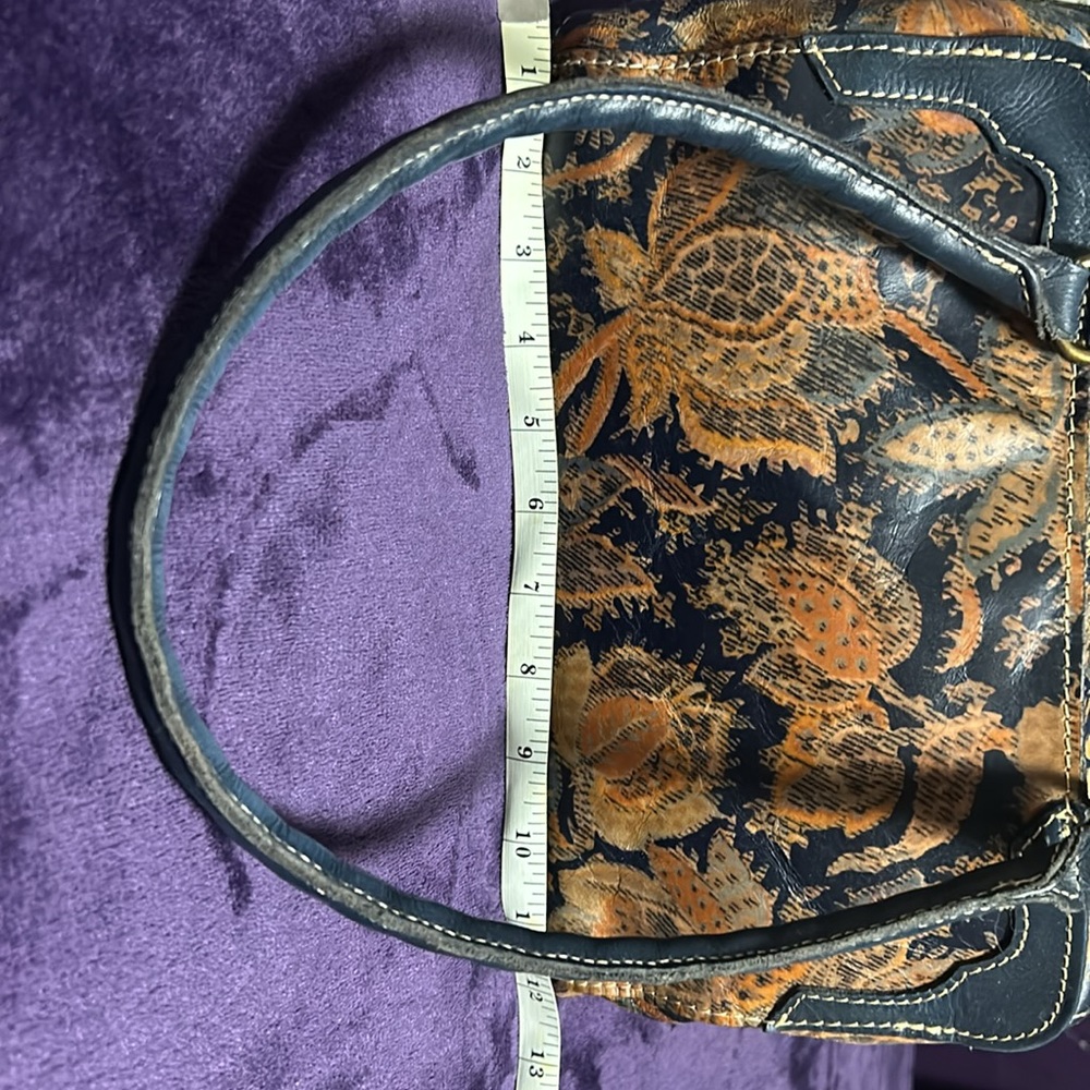Patricia Nash Navy/Orange Women's Satchel Bag - Picture 3 of 8